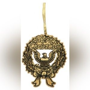 US Navy Embroidered Ornament Medallion